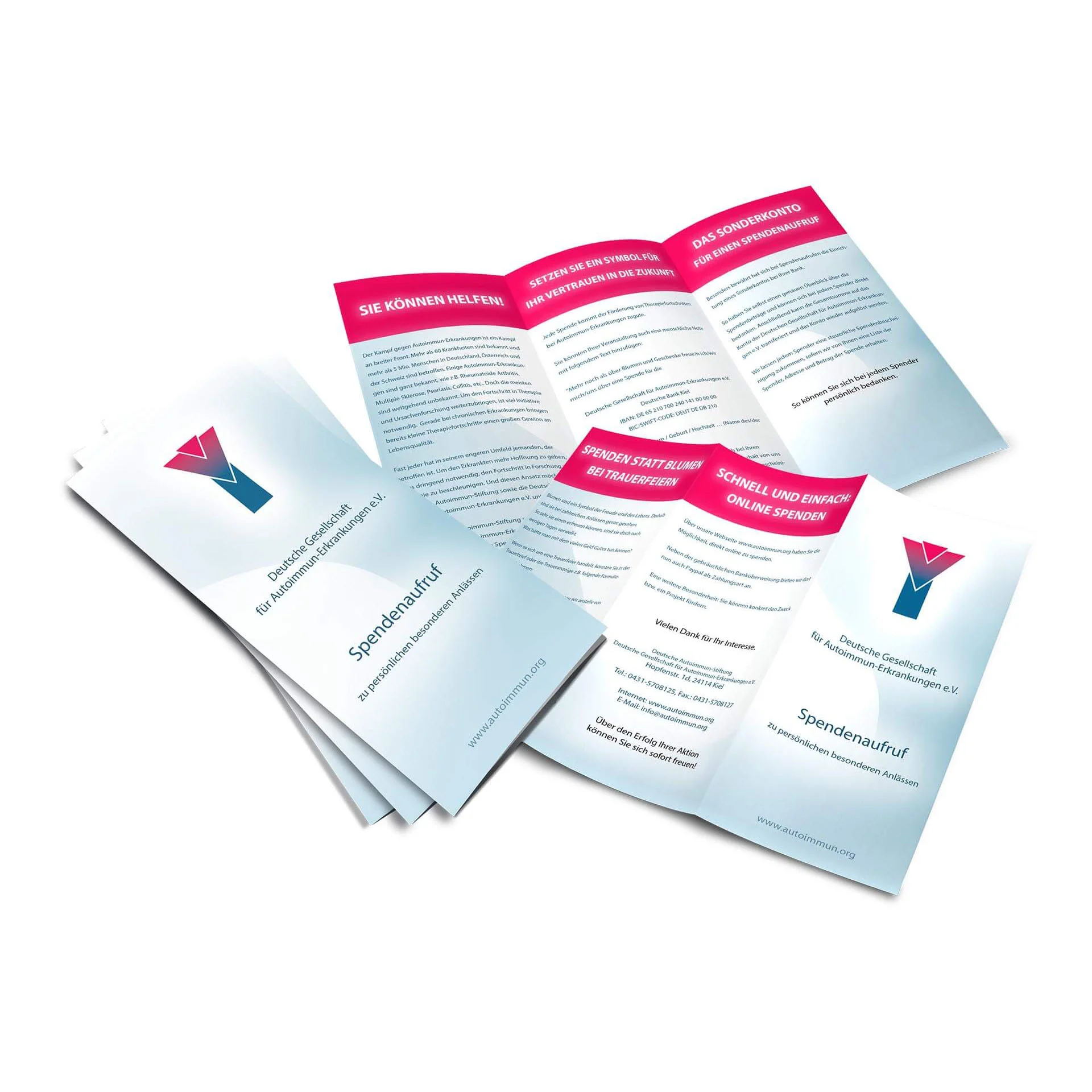 Flyer Deutsche Autoimmun Stiftung 2013