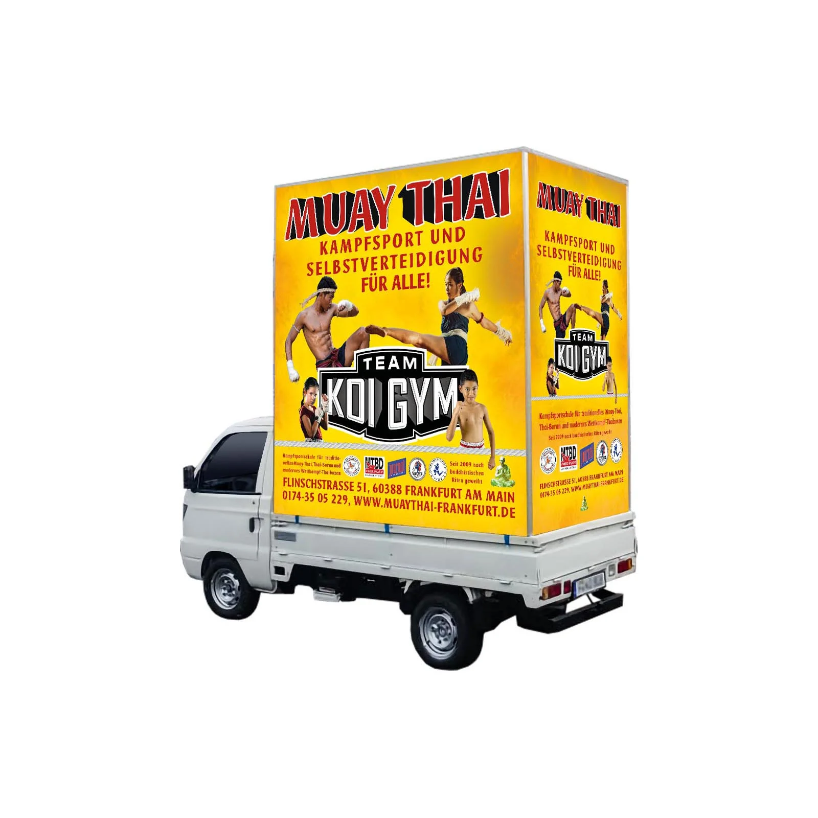Pickup-Werbung KOI Gym