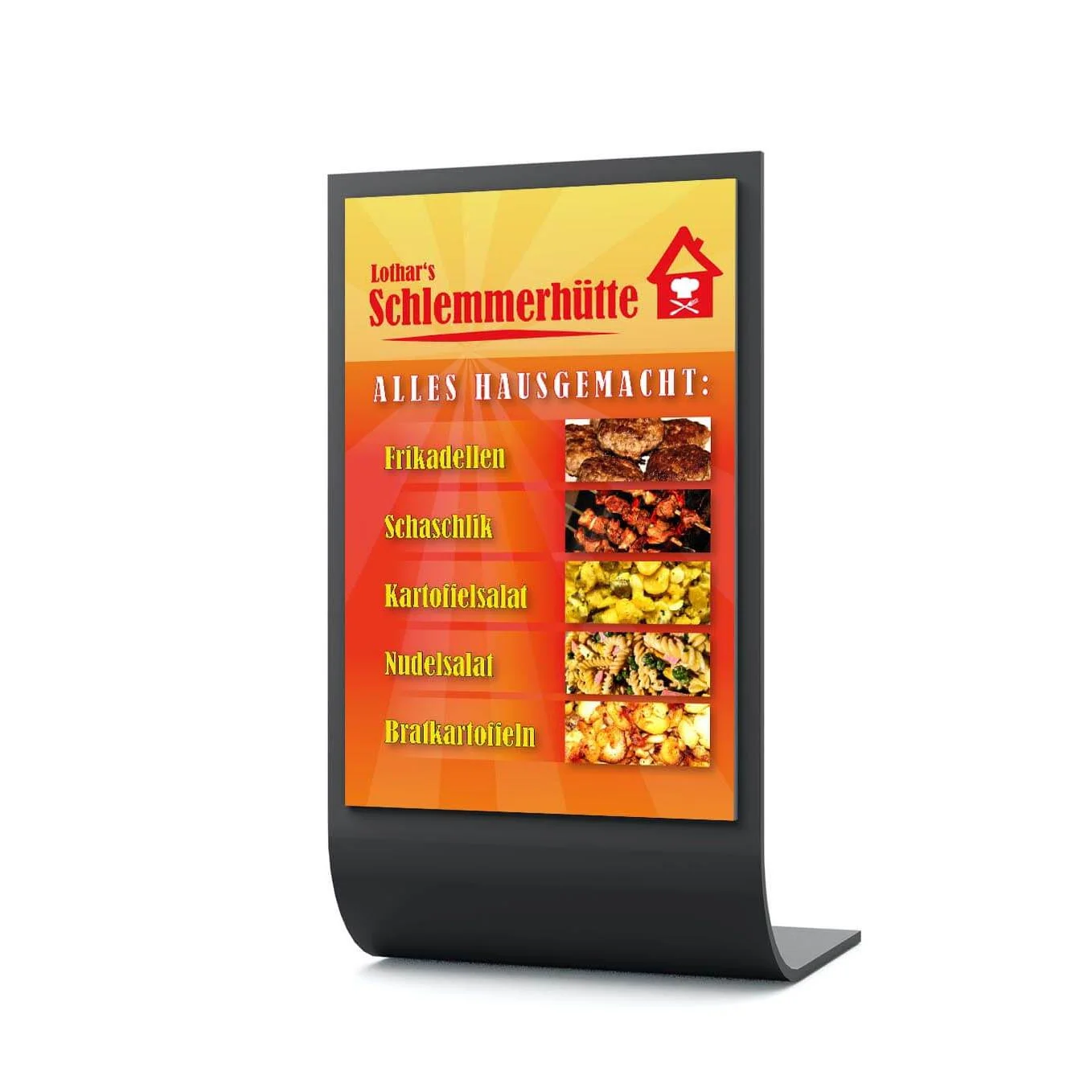Plakat Lothars Schlemmerhütte